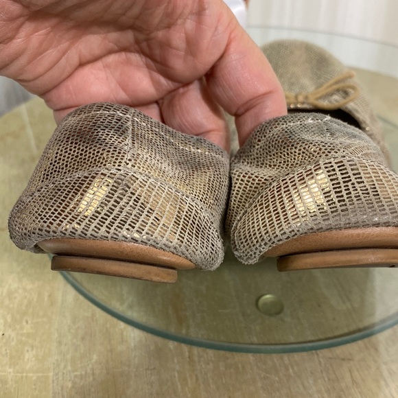 Leather Folded Ballerina Flats Shoes🩰 - Picture 7 of 9